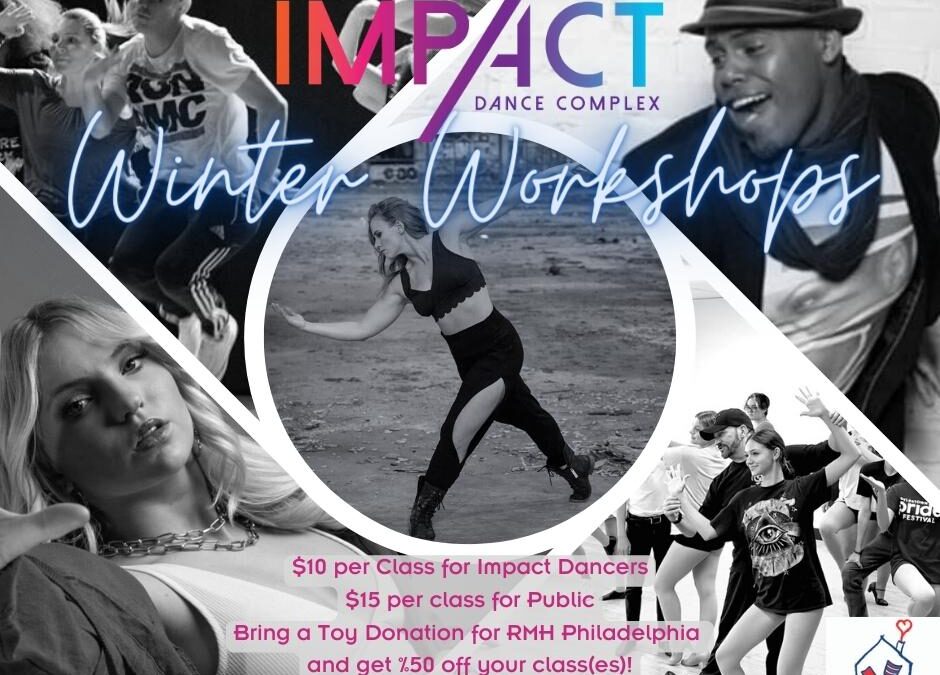 Winter Dance Workshop, jazz dance, hip-hop dance, contemporary dance, musical theatre, Bucks County, Pennsylvania, Doylestown